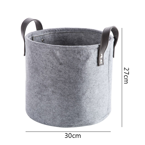 cesta de almacenamiento de fieltro