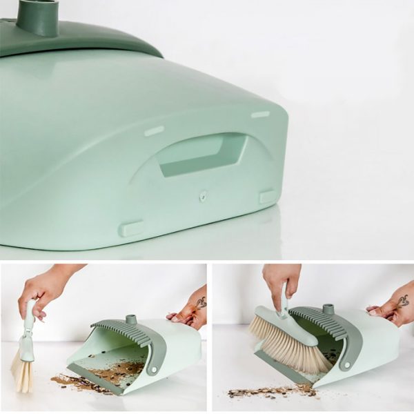 Escoba con recogedor 3 en 1