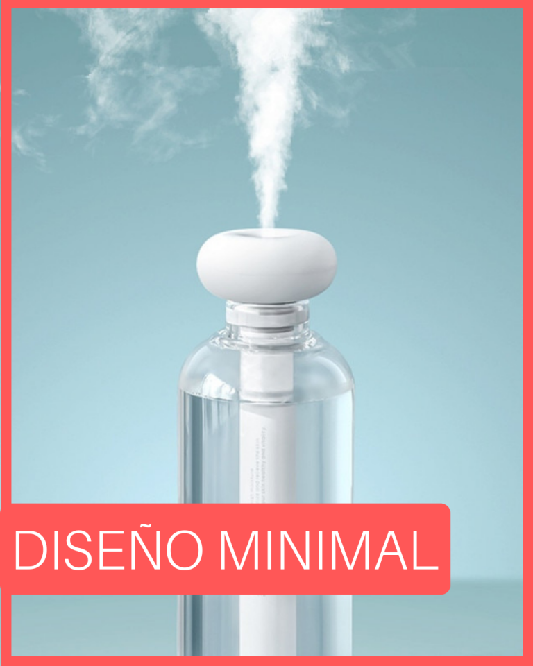 humidificador ultrasonico portatil diseño minimal