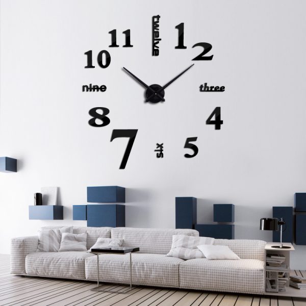 Relojes decorativos de pared efecto espejo